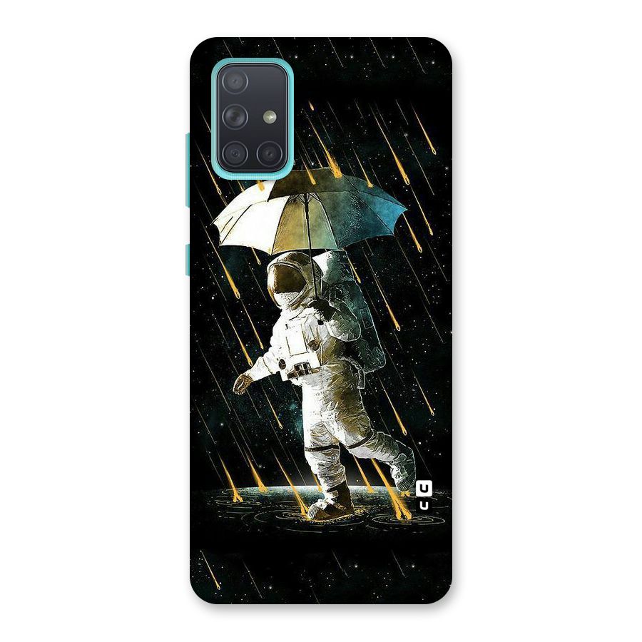 Rain Spaceman Back Case for Galaxy A71