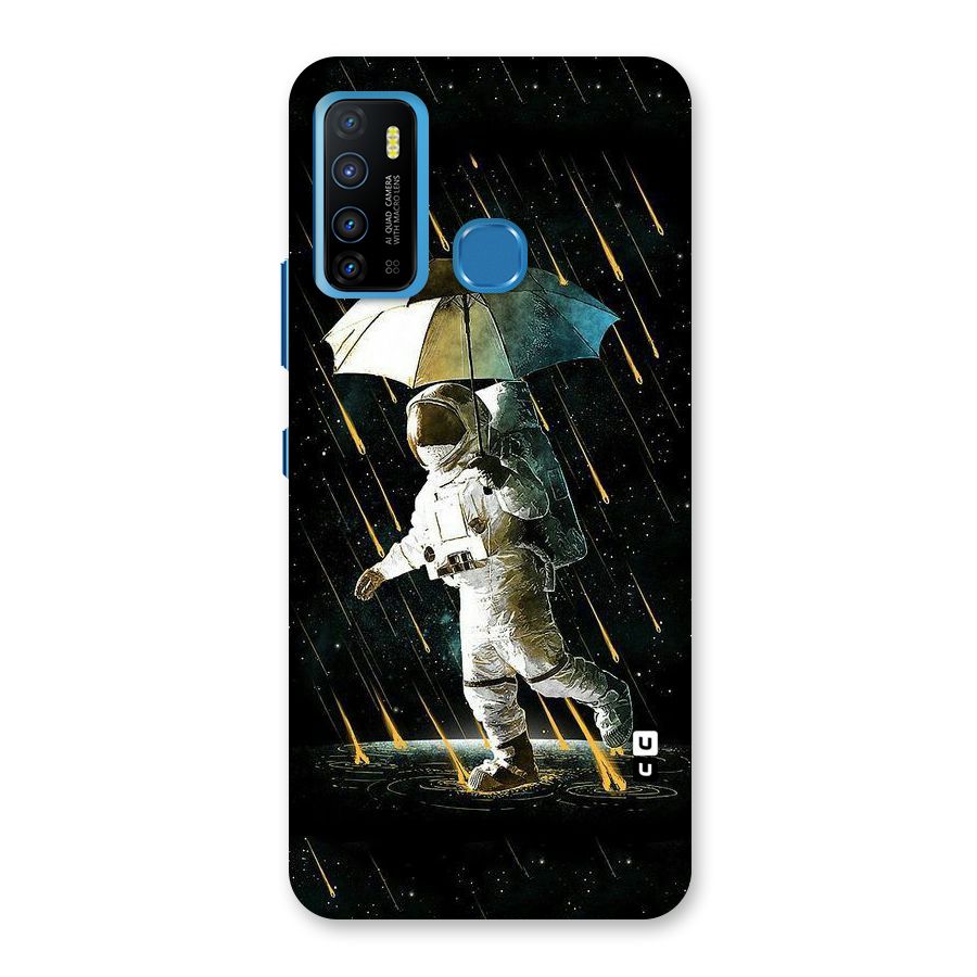 Rain Spaceman Back Case for Infinix Hot 9