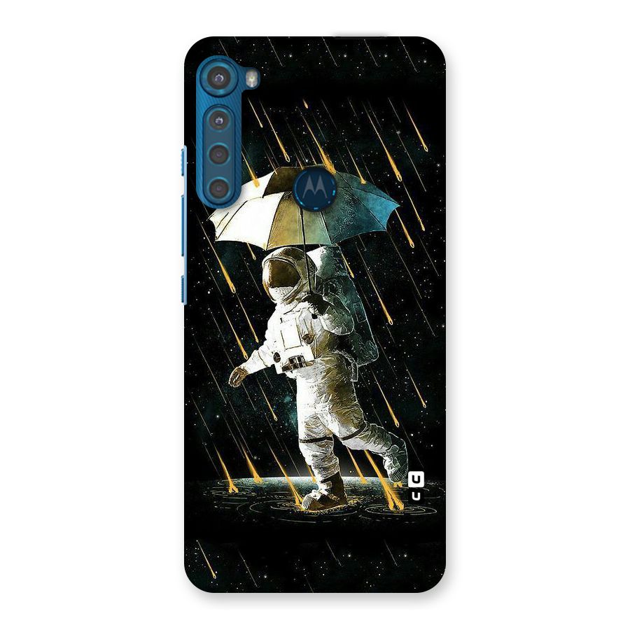 Rain Spaceman Back Case for Motorola One Fusion Plus