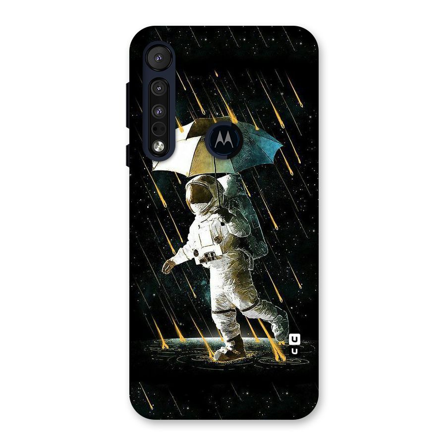 Rain Spaceman Back Case for Motorola One Macro