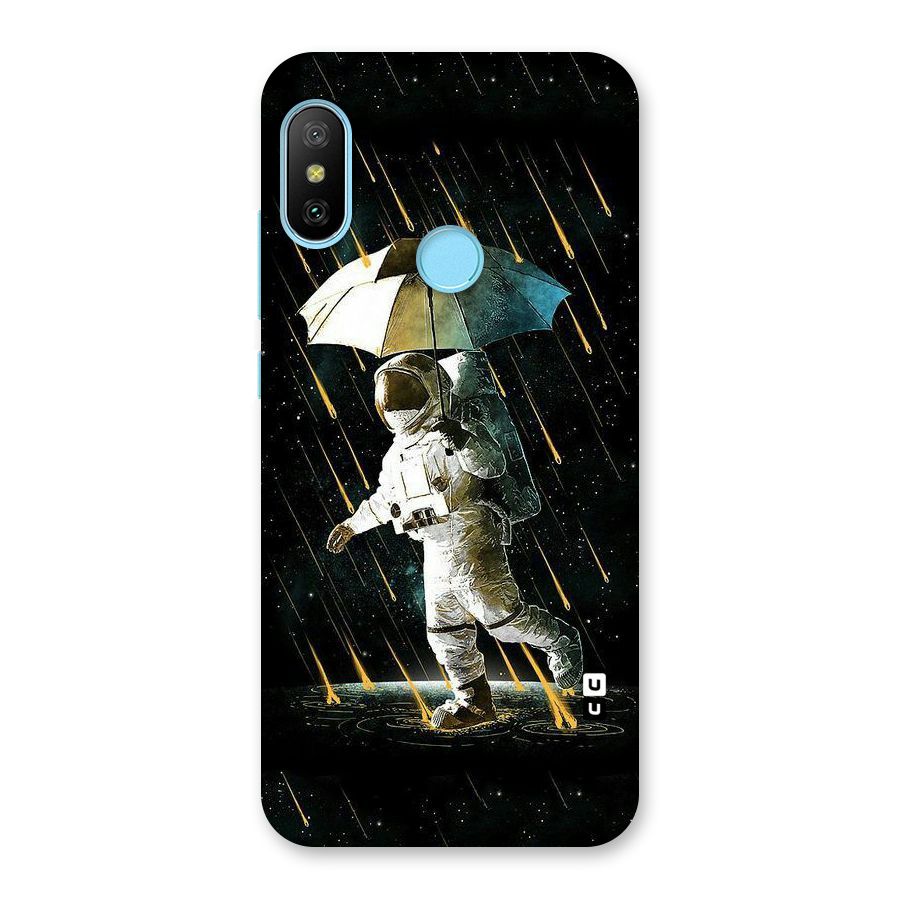 Rain Spaceman Back Case for Redmi 6 Pro
