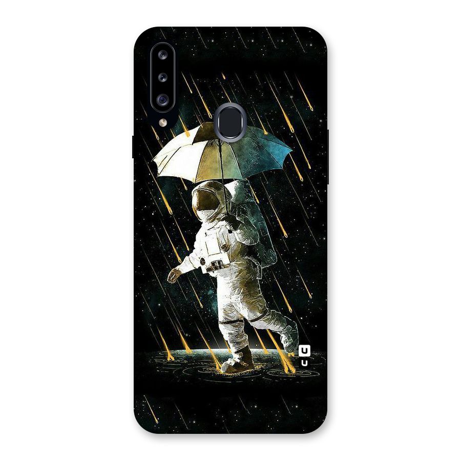 Rain Spaceman Back Case for Samsung Galaxy A20s
