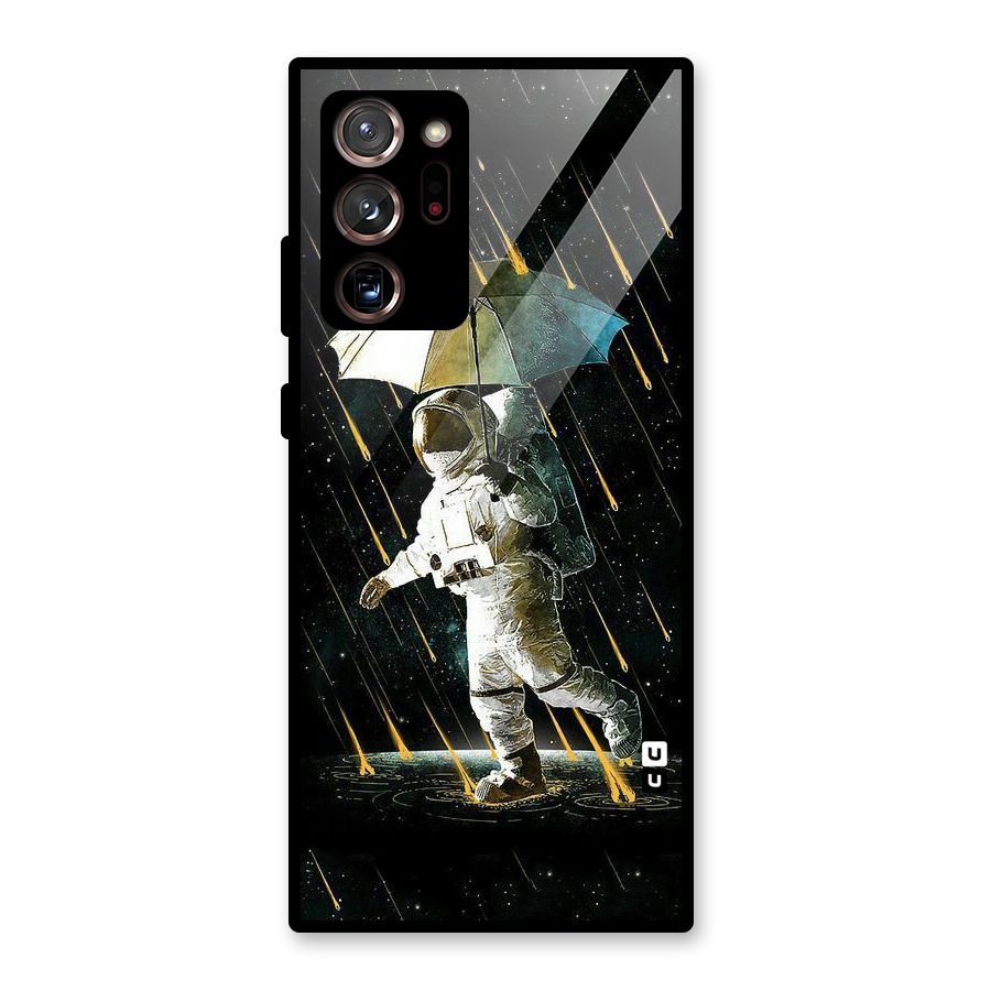 Rain Spaceman Glass Back Case for Galaxy Note 20 Ultra