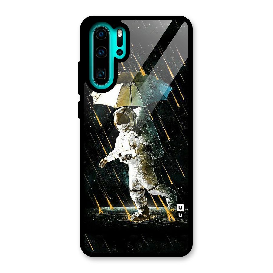 Rain Spaceman Glass Back Case for Huawei P30 Pro