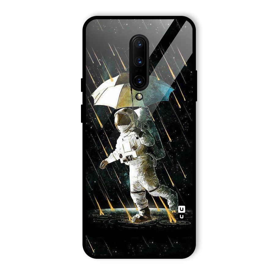 Rain Spaceman Glass Back Case for OnePlus 7 Pro
