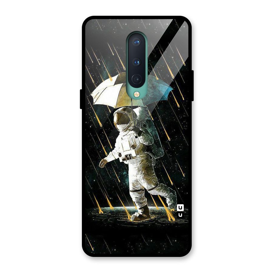 Rain Spaceman Glass Back Case for OnePlus 8
