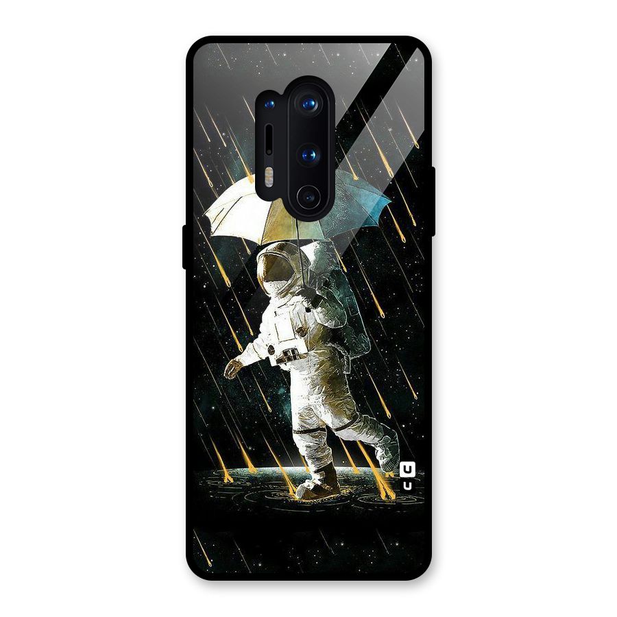 Rain Spaceman Glass Back Case for OnePlus 8 Pro