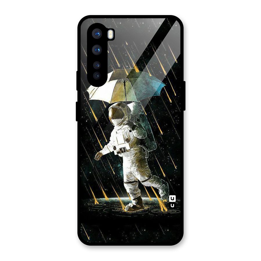 Rain Spaceman Glass Back Case for OnePlus Nord