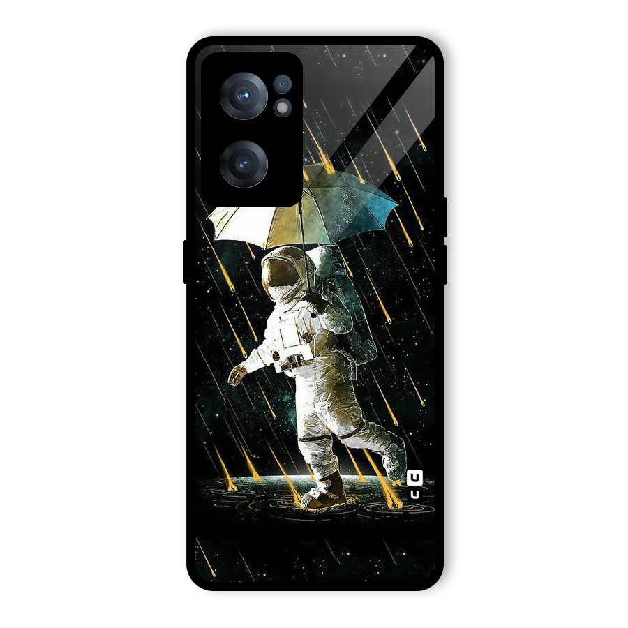 Rain Spaceman Glass Back Case for OnePlus Nord CE 2 5G