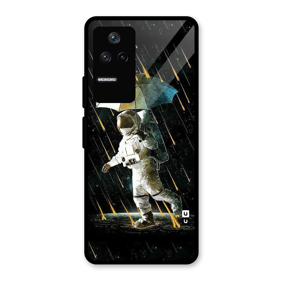 Rain Spaceman Glass Back Case for Poco F4 5G