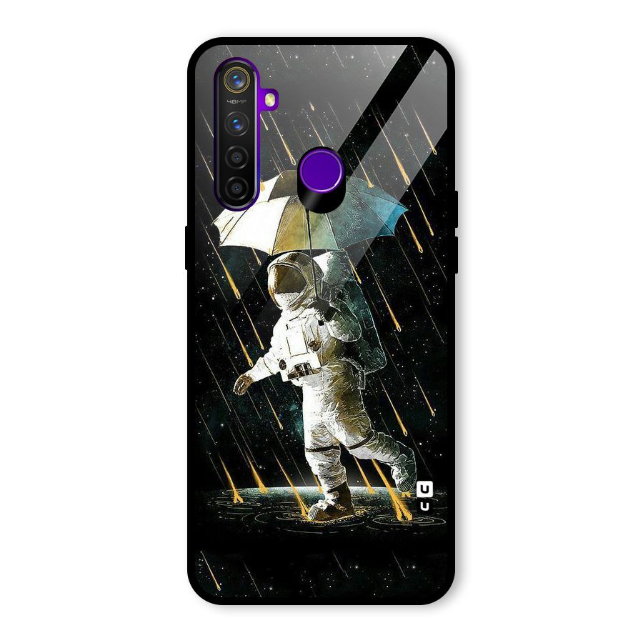 Rain Spaceman Glass Back Case for Realme 5 Pro