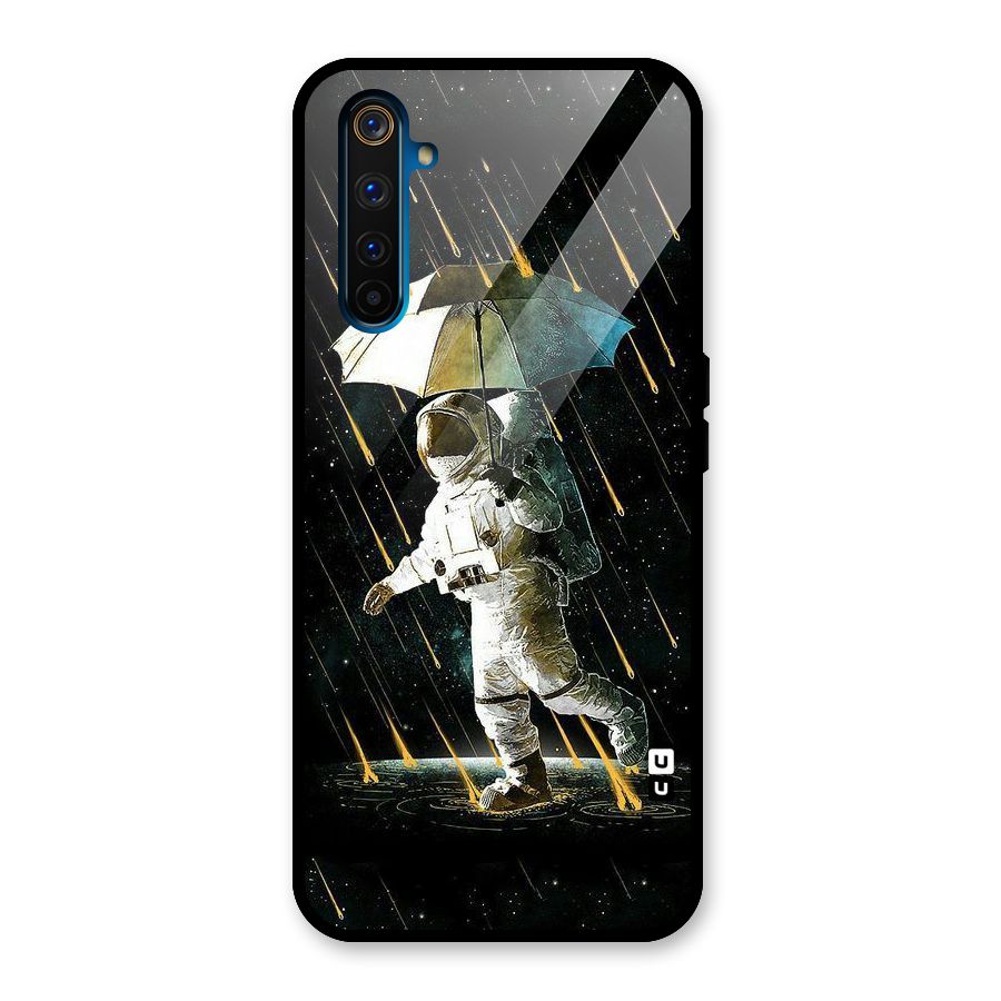 Rain Spaceman Glass Back Case for Realme 6 Pro