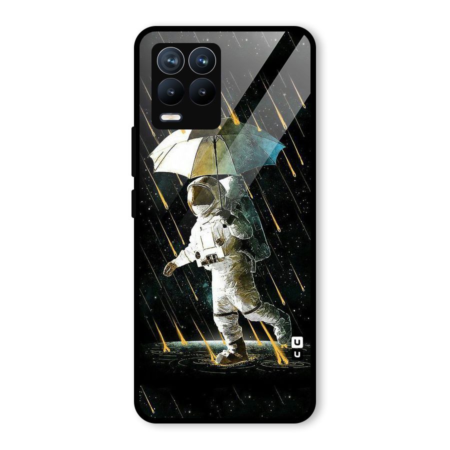 Rain Spaceman Glass Back Case for Realme 8