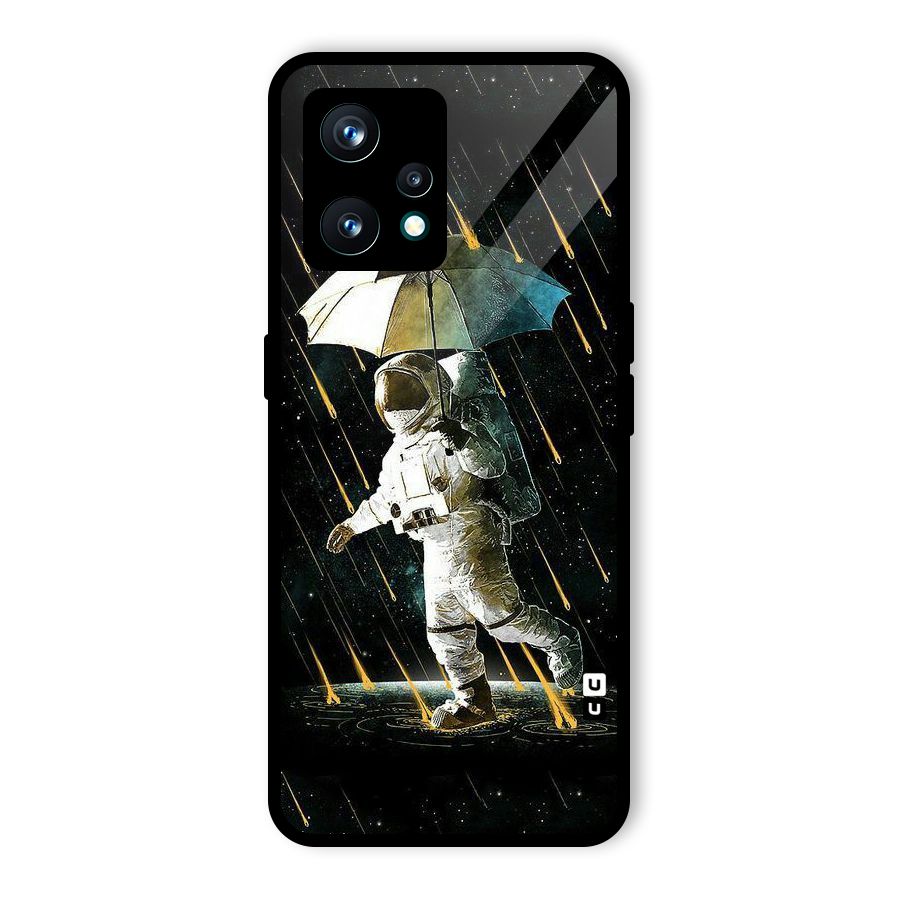 Rain Spaceman Glass Back Case for Realme Narzo 50 Pro