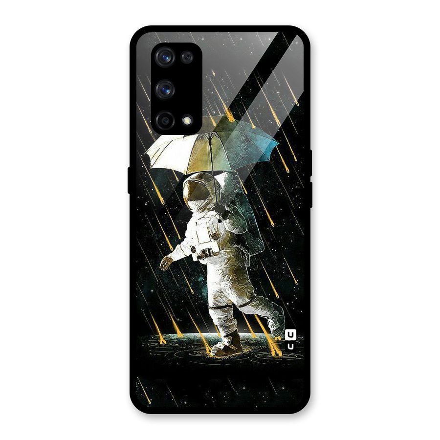 Rain Spaceman Glass Back Case for Realme X7 Pro