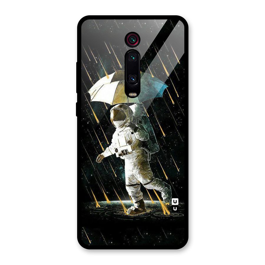 Rain Spaceman Glass Back Case for Redmi K20