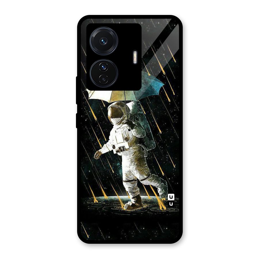 Rain Spaceman Glass Back Case for Vivo T1 Pro