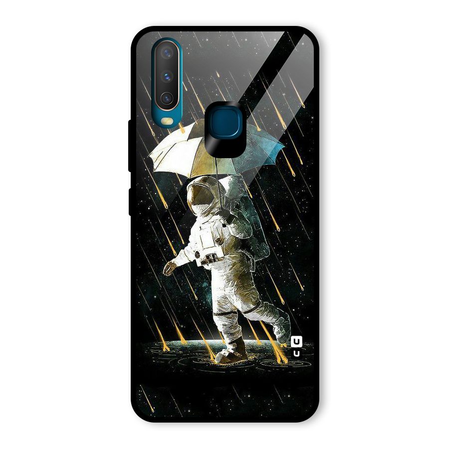 Rain Spaceman Glass Back Case for Vivo U10