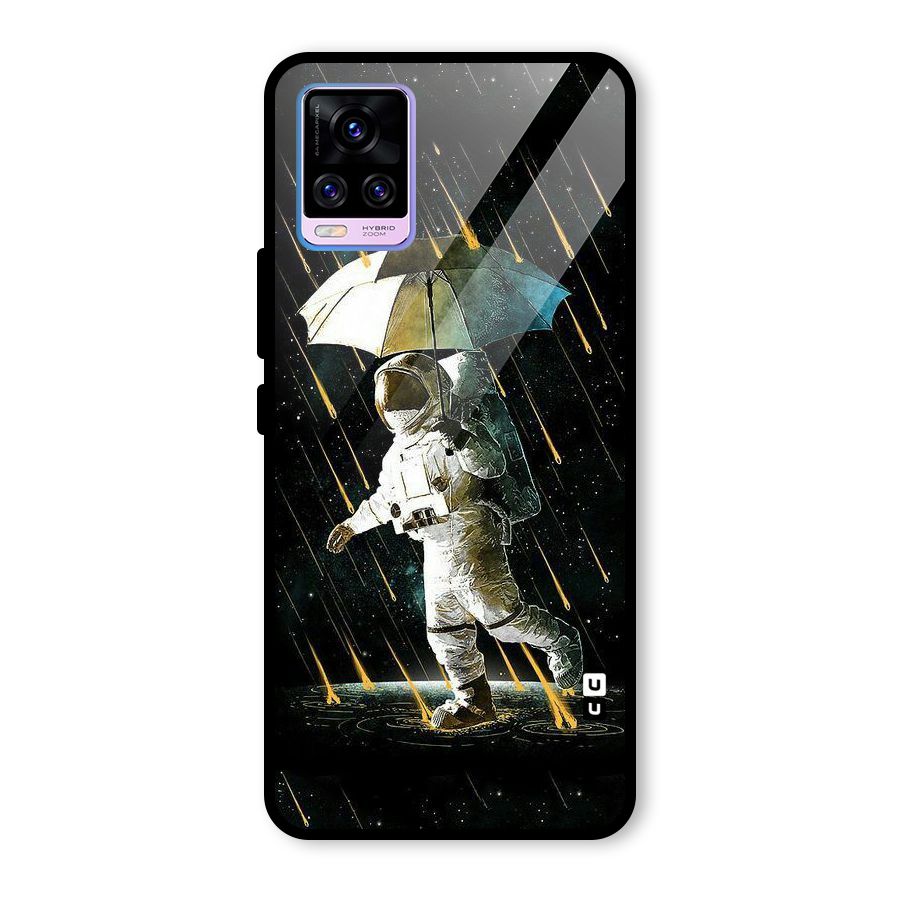 Rain Spaceman Glass Back Case for Vivo V20 Pro