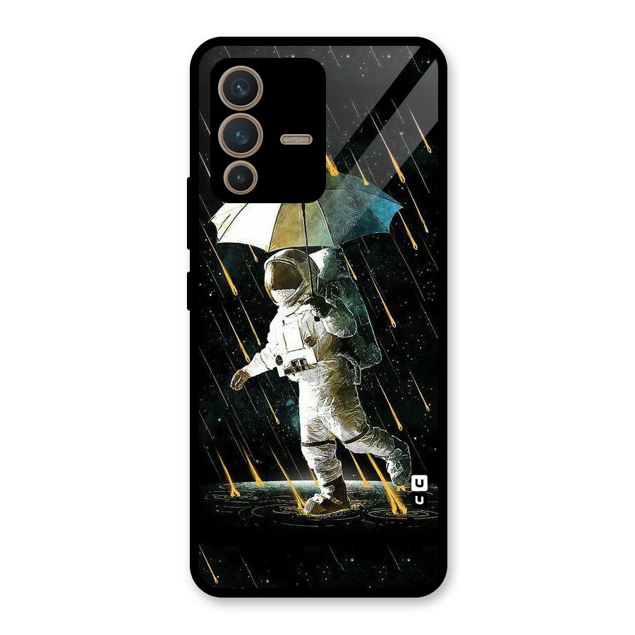 Rain Spaceman Glass Back Case for Vivo V23 5G