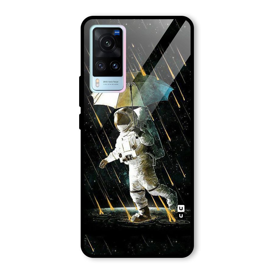 Rain Spaceman Glass Back Case for Vivo X60