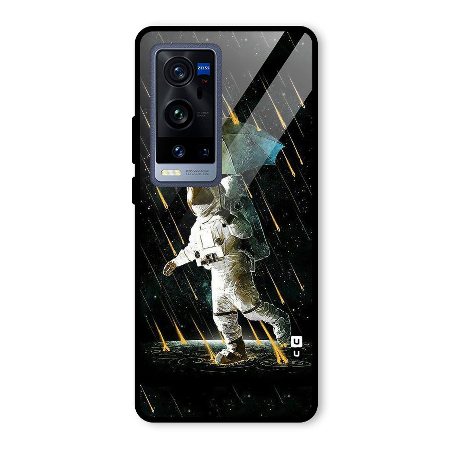 Rain Spaceman Glass Back Case for Vivo X60 Pro Plus