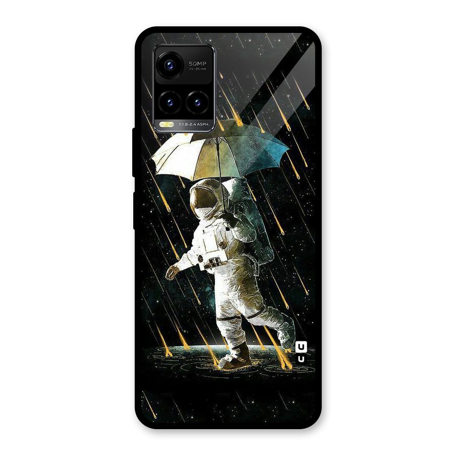 Rain Spaceman Glass Back Case for Vivo Y21T