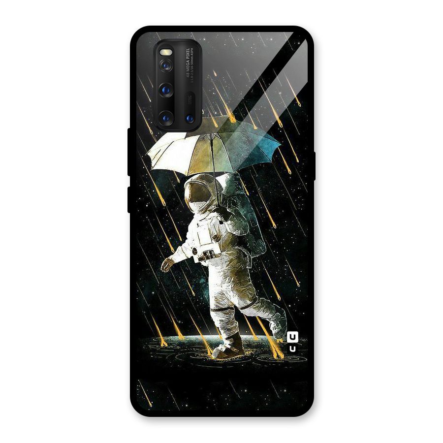 Rain Spaceman Glass Back Case for Vivo iQOO 3