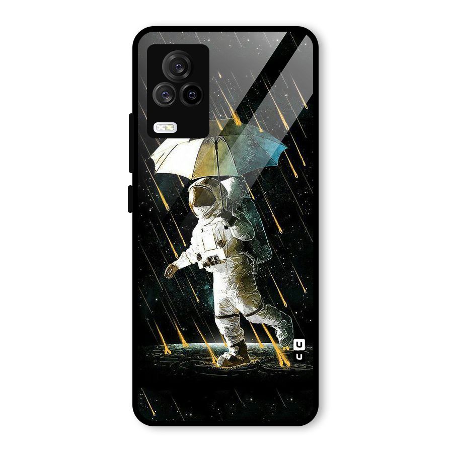 Rain Spaceman Glass Back Case for Vivo iQOO 7 Legend 5G