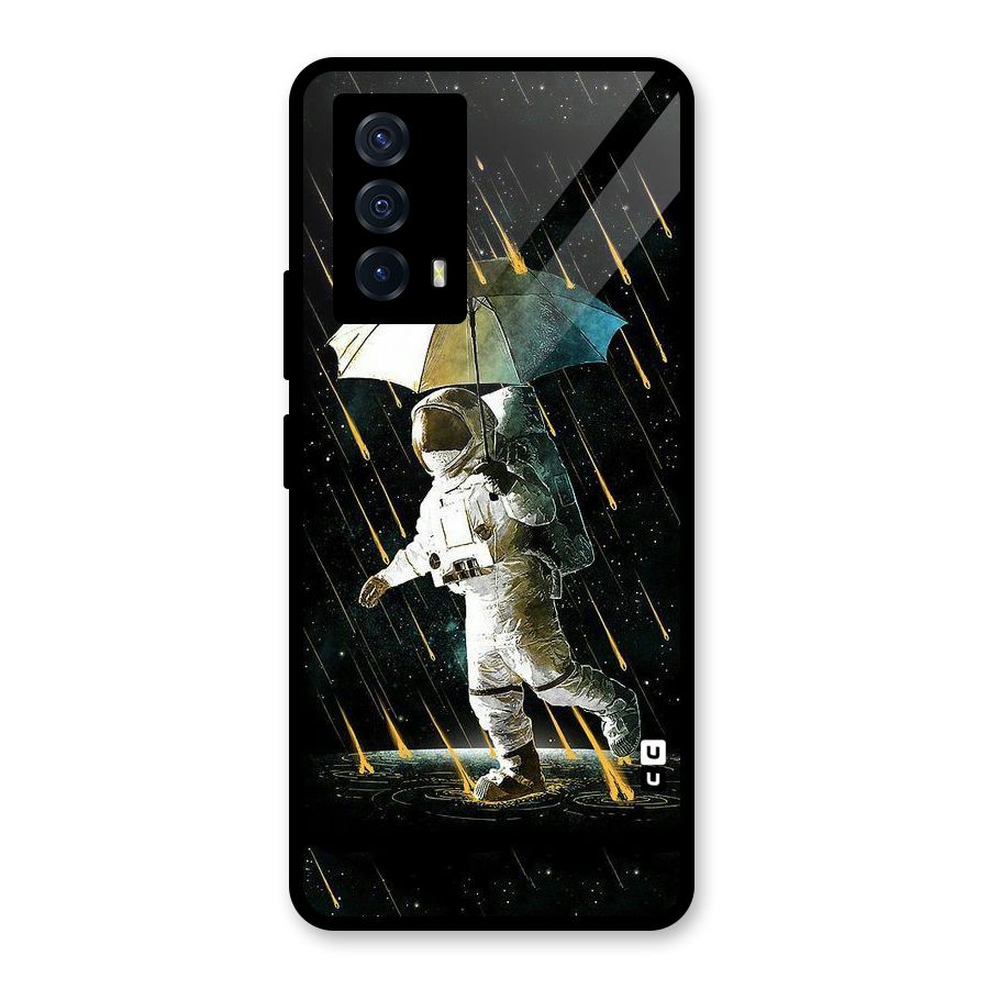 Rain Spaceman Glass Back Case for Vivo iQOO Z5