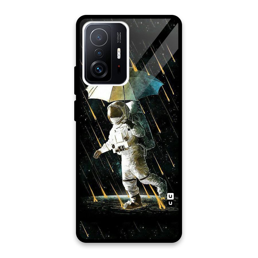 Rain Spaceman Glass Back Case for Xiaomi 11T Pro