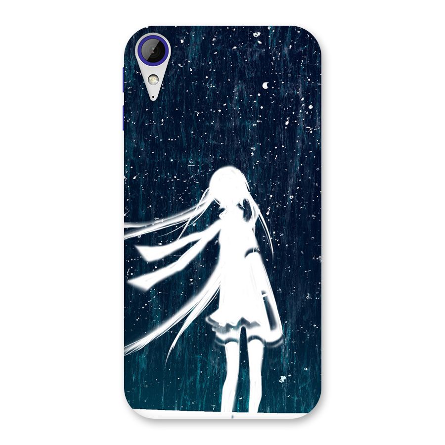 Rain White Girl Back Case for Desire 830