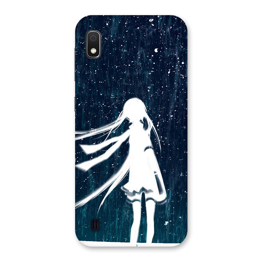 Rain White Girl Back Case for Galaxy A10