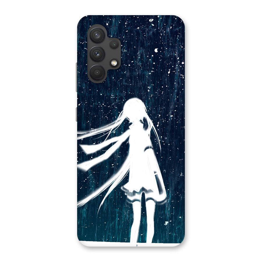 Rain White Girl Back Case for Galaxy A32