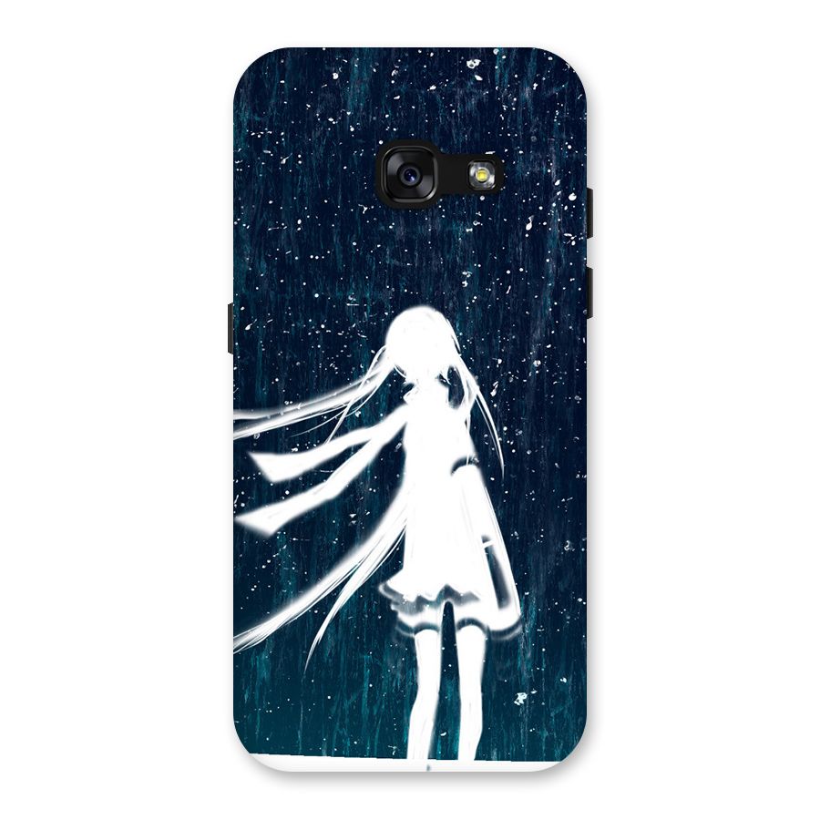 Rain White Girl Back Case for Galaxy A3 (2017)