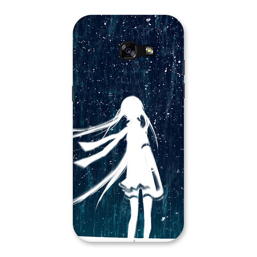 Rain White Girl Back Case for Galaxy A5 2017