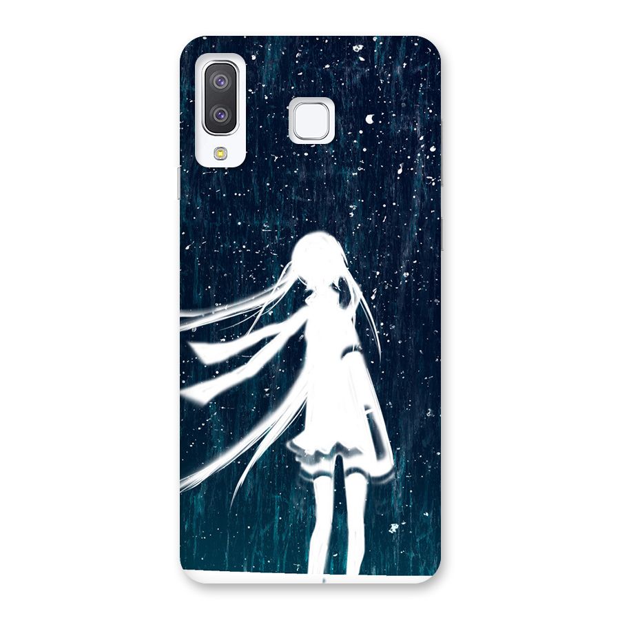 Rain White Girl Back Case for Galaxy A8 Star