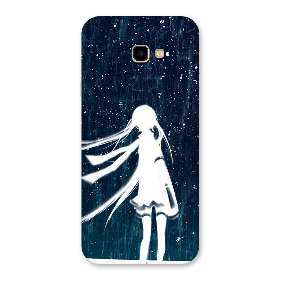 Rain White Girl Back Case for Galaxy J4 Plus