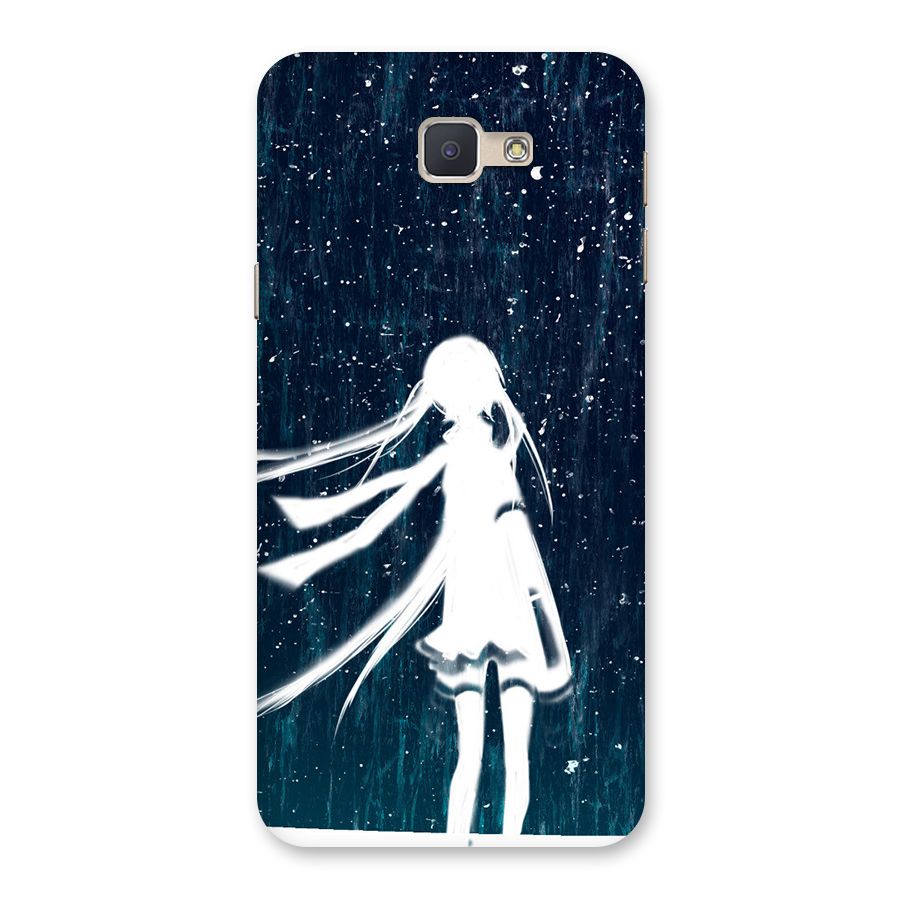 Rain White Girl Back Case for Galaxy J5 Prime