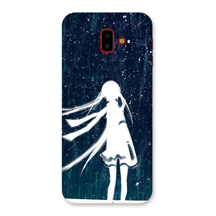 Rain White Girl Back Case for Galaxy J6 Plus