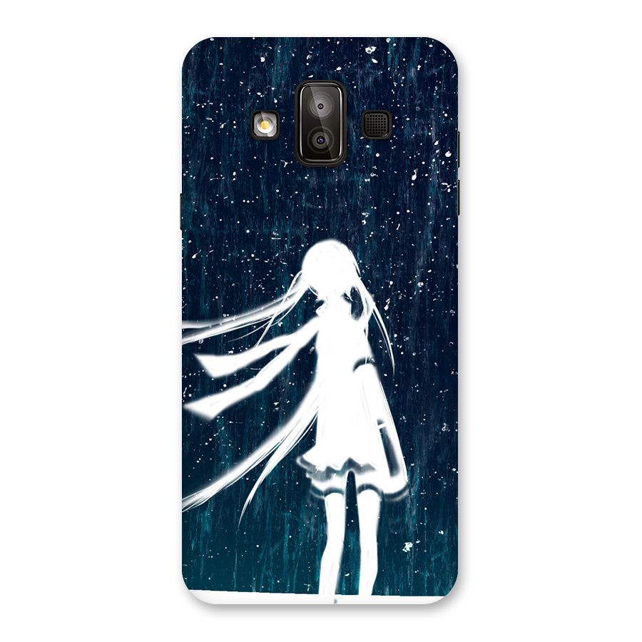 Rain White Girl Back Case for Galaxy J7 Duo