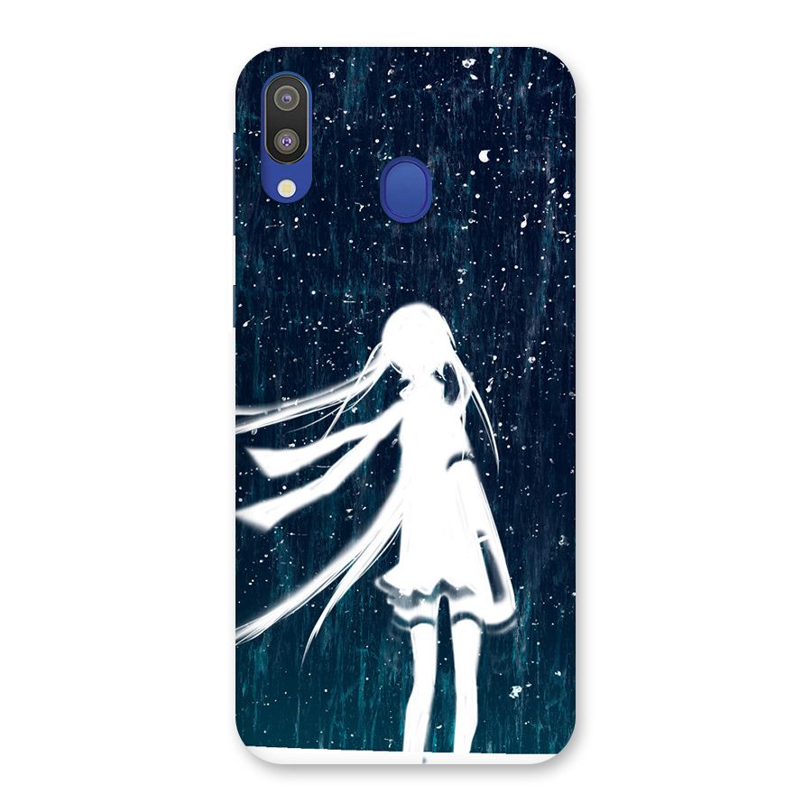 Rain White Girl Back Case for Galaxy M20