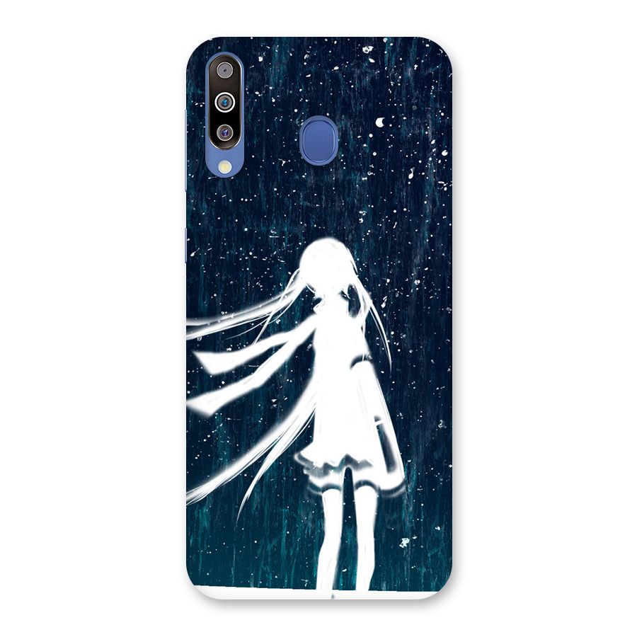 Rain White Girl Back Case for Galaxy M30