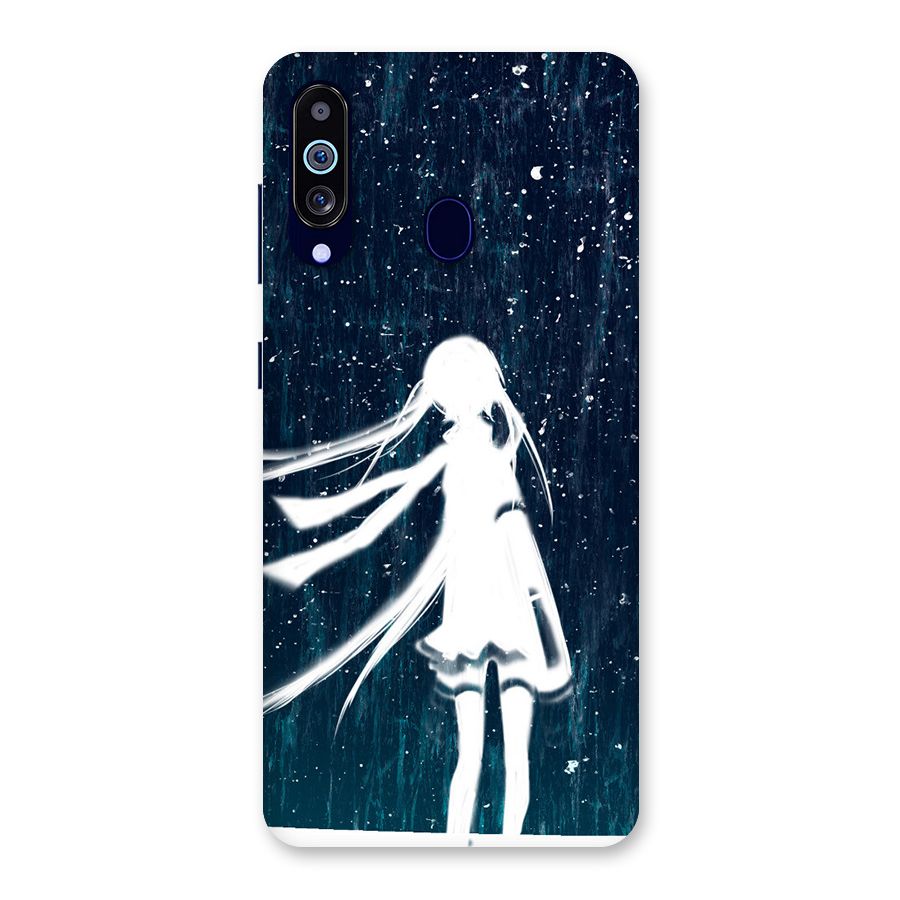 Rain White Girl Back Case for Galaxy M40