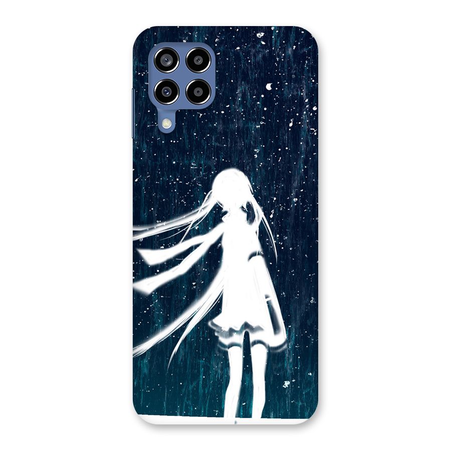 Rain White Girl Back Case for Galaxy M53 5G