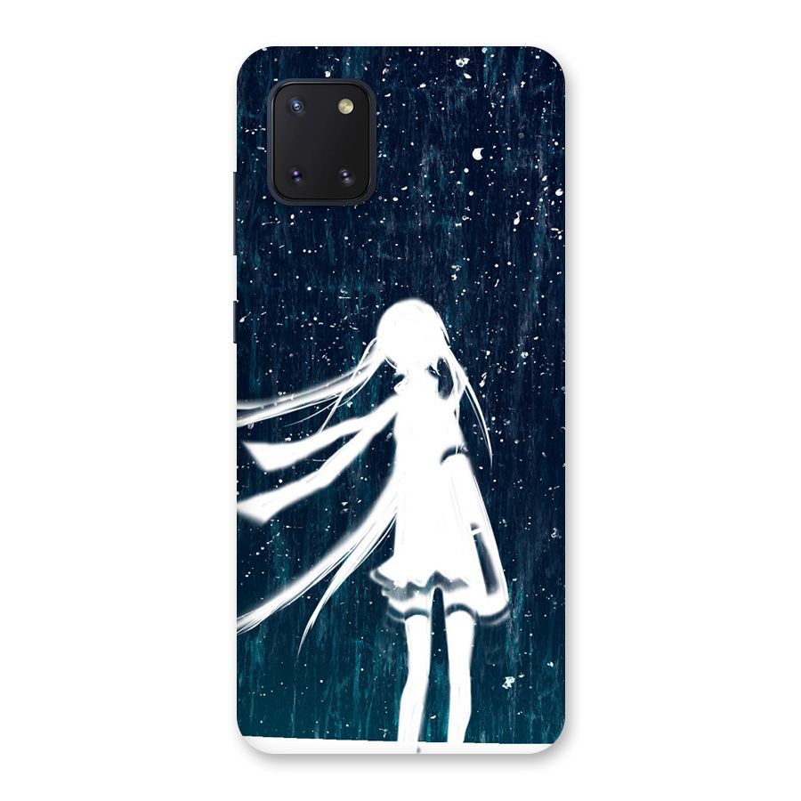 Rain White Girl Back Case for Galaxy Note 10 Lite