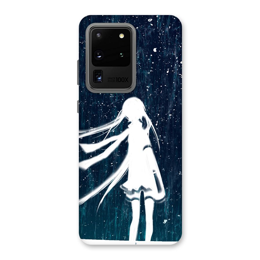 Rain White Girl Back Case for Galaxy S20 Ultra