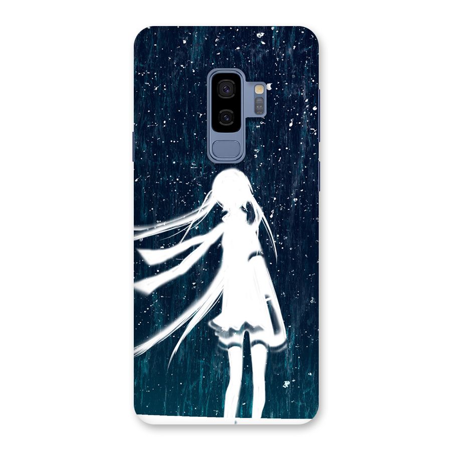 Rain White Girl Back Case for Galaxy S9 Plus