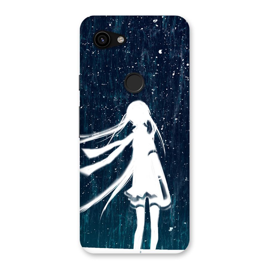 Rain White Girl Back Case for Google Pixel 3a