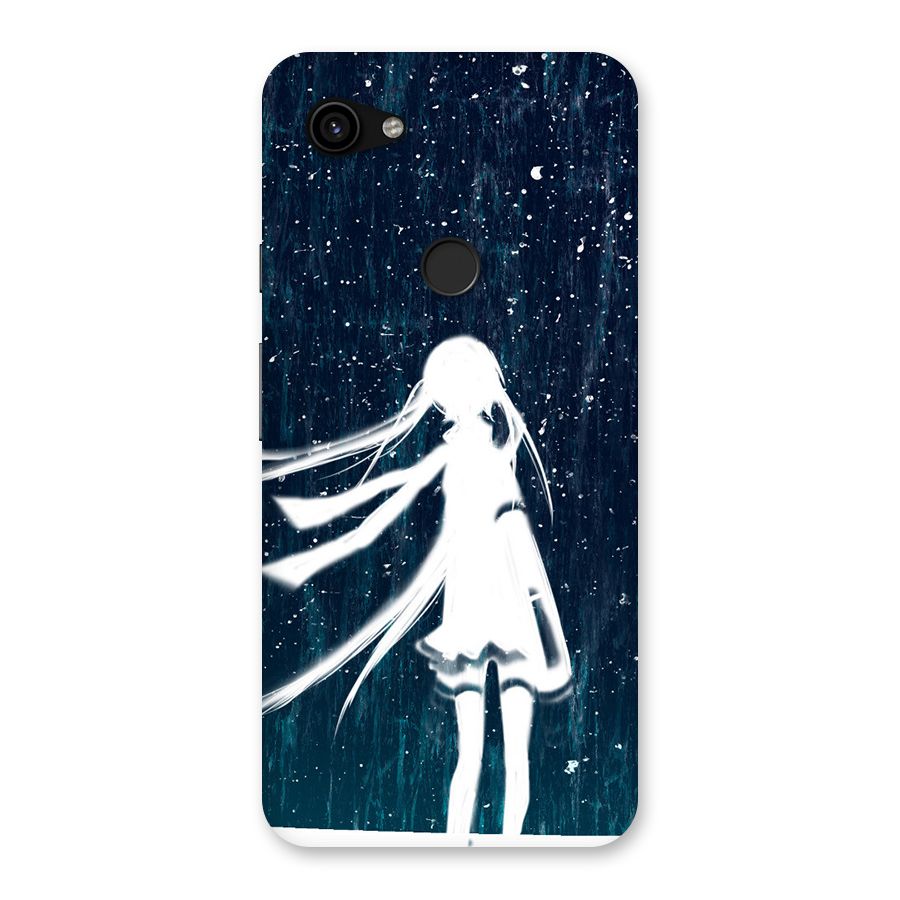 Rain White Girl Back Case for Google Pixel 3a XL